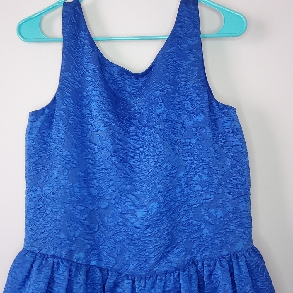 BCBGMaxAzria Blue Prom Dress Small - Picture 3 of 8